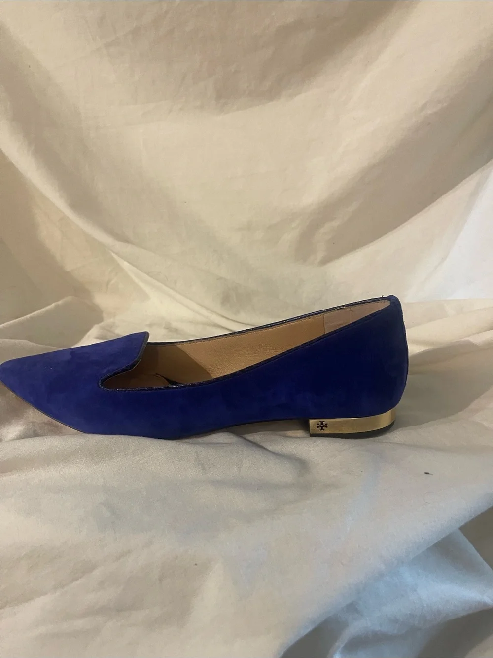 Tory Burch Suede Pointy Flats